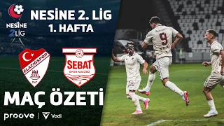 Seza Çimento Elazığspor - Sebat SK | Nesine 2. Lig Beyaz Grup 1. Hafta Maç Özeti