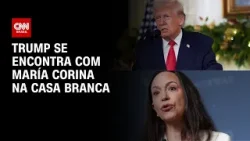 Trump e María Corina se encontram nesta quinta-feira (15) nos EUA | CNN NOVO DIA