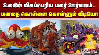 உலகின் மிகப்பெரிய மலர் ஊர்வலம்.. மனதை கொள்ளை கொள்ளும் வீடியோ