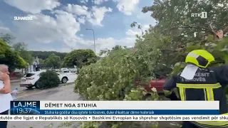 Stuhia ka goditur disa qytete të Kosovës, duke shkaktuar dëme materiale