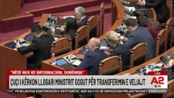 “Nëse nuk ke informacion, dorëhiqu” Çuçi i kërkon llogari ministrit Gogu për transferimin e Veliajt