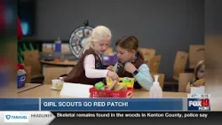 Girl Scouts 'Go Red' Patch