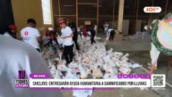 Chiclayo: entregarán ayuda humanitaria a damnificados por lluvias