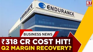 Endurance Technologies: ₹318 Cr Cost Hit To Reverse? CFO Explains The Q2 Margin Boost | ET Now