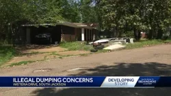 Wisteria Drive residents complain about illegal dumping