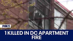 1 person dead, firefighter hurt in DC multi-story apartment fire that houses seniors