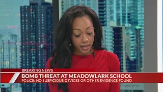 Officials: Bomb threat at Meadowlark School was false