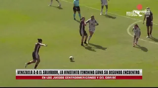 Venezuela defeats El Salvador 2-0 in 2026 Central American and Caribbean Games – Teledeportes 07/31