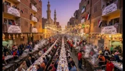 المطرية على قلب رجل واحد ❤️ 100 ألف وجبة وشوايات بطول الشارع في أكبر مائدة إفطار رمضانية