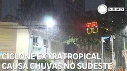 Cyclone expected to bring heavy rains and a drop in temperature to southeastern Brazil.