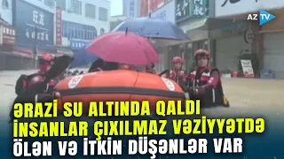 “Maysak” qasırğası bölgəni cənginə aldı – Bənd dağıldı, Çində insanlar ÇIXILMAZ VƏZİYYƏTDƏ qaldı