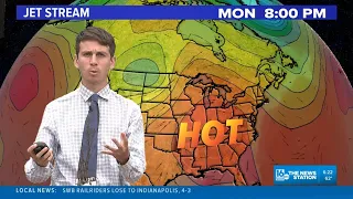 Getting HOT! Highs mid and upper 90s