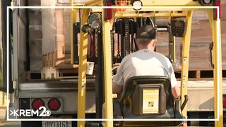 Local food banks receive 76,000 pounds of food for Spokane Area Fire victims