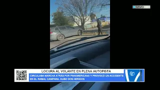 LOCURA AL VOLANTE EN PLENA AUTOPISTA