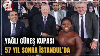 Presidential Oil Wrestling Cup! President Erdoğan Watched the Match in Person | A Haber