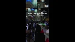 Warga Teheran Bersuka Cita Iran Serang Israel