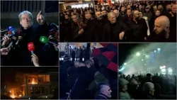 4 ORË PËRPLASJE, UJË DHE MOLOTOVË / PD proteston pa podium, përplasje në disa pika të Tiranës