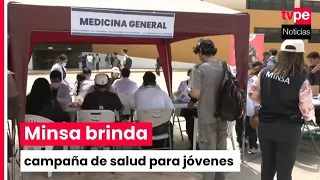 Minsa holds free preventive health campaign for university students at San Marcos