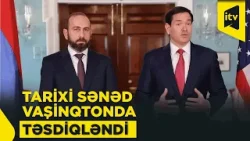 Rubio və Mirzoyan “Tramp Marşrutu”nun icrası üzrə birgə bəyannaməni təsdiqləyiblər