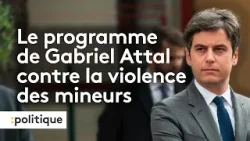 Gabriel Attal veut lutter contre la "violence débridée" des jeunes