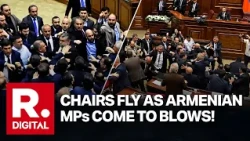 MPs Trade Blows, Chairs Thrown As Massive Brawl Breaks Out Inside Armenia’s Parliament