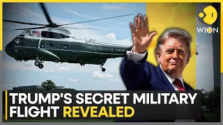 Trump Secretly Flew on Military Jet After Iranian Threat: Report | WION News