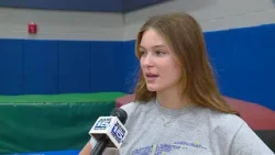 Homestead junior gymnast Molly Wilkens interview 3/16/2026