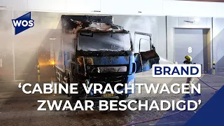Fire destroys truck cab online