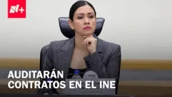 Blanca Cruz leads review of Guadalupe Taddei's contracts at the INE