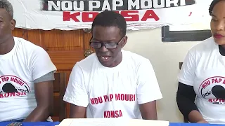 Mouvman Reyaksyonè "Nou pap Mouri konsa" denonse move kondisyon popilasyon an ap viv.