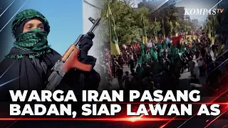 Iranian Citizens Carry Combat Weapons, Declare Readiness to Take Up Arms Against the United State...