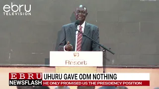 Dr Oburu Says ODM Gained Nothing From Former President Uhuru Kenyatta. #ebrunews