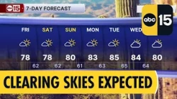 Storm System Clearing Out of Arizona