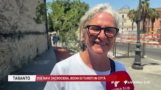 12 LUGLIO 2026   TARANTO   DUE NAVI DACROCIERA, BOOM DI TURISTI IN CITTÀ