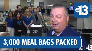 Channel 13 Joins Effort to Pack 3,000 Meal Bags for Clark County Students