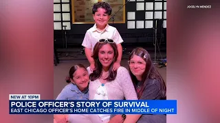 Community helps NW Indiana police officer, children after fire