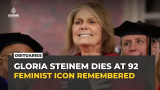 Gloria Steinem, trailblazing feminist and activist, dies at 92