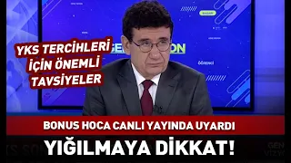 Bonus Hoca warns candidates making #YKS selections: Watch out for the bottleneck #breakingnews