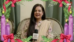 Jesus Christ Born for Us! Christmas Greetings by Miss Sonal