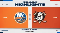 NHL Highlights | Islanders vs. Ducks - March 4, 2026