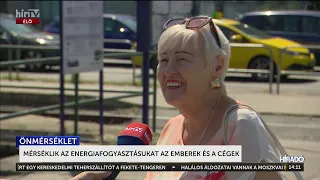 Mérséklik az energiafogyasztásukat az emberek és a cégek - HírTV