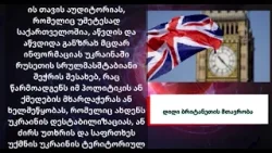 „შავ დღეში არიან“ — რა პრობლემები შეიძლება შეუქმნას „იმედსა“ და „პოს TV-ის“ ბრიტანულმა სანქციებმა?