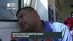 Motociclista resulta lesionado tras accidente por luz roja en San Judas Motociclista resulta lesionado tras accidente por luz roja en San Judas