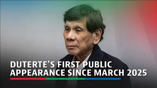 ICYMI: Duterte muling nakita ng publiko nang muling humarap sa ICC | ABS-CBN News