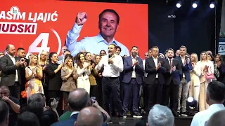 Puna hala „Pendik“ na predizbornom skupu liste „Rasim Ljajić – Ljudski“