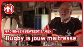 Al sinds de jaren '70 is Gerard (76) te vinden bij Rugby Club Groningen