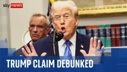 Trump claim linking paracetamol use during pregnancy to autism debunked