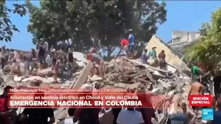 Gobernadora del Valle del Cauca habla sobre las medidas para responder al terremoto en la región