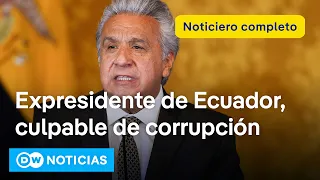 🔴 DW News August 27: Ecuadorian justice system finds Lenín Moreno guilty of bribery