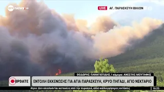 Εντολή εκκένωσης για Αγία Παρασκευή, Κρύο Πηγάδι, Άγιο Νεκτάριο